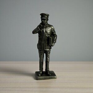 1917 Navy Captain Franklin Mint American Military Sculpture Figurine - 1982